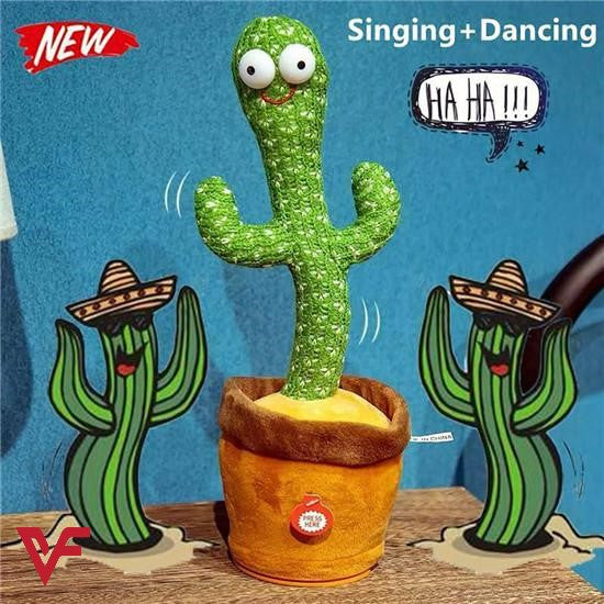 FunCactus 12.6” Dancing & Singing Plush Toy