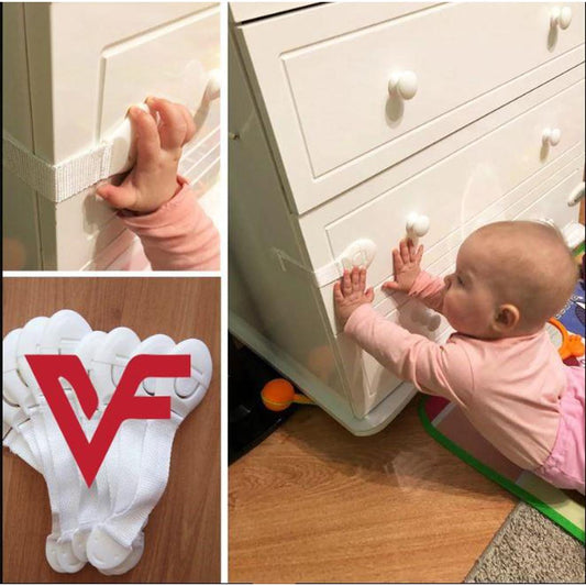 SafeGuard Baby Safety Locks – Cabinet & Drawer Protection
