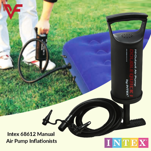 Intex Hi-Output Double Quick I Hand Pump – 29 cm Inflator for Pools, Boats & Air Mattresses