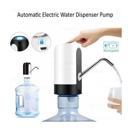 Automatic USB Rechargeable Water Bottle Pump – Portable Water Dispenser