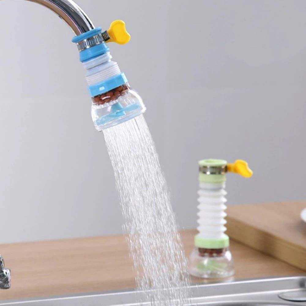 Flexible Faucet Sprayer – 360° Rotating Kitchen &amp; Bathroom Sink Attachment