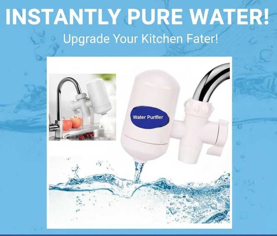 Faucet Water Filter – Ceramic Cartridge Purifier with Nano-KDF Technology