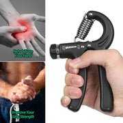 Zaibiz Adjustable Hand Grip Strengthener – Forearm, Wrist & Finger Exerciser