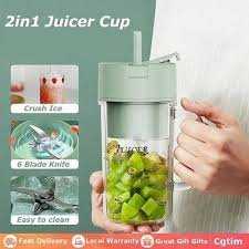 2-in-1 Portable Straw Juicer Cup – Easy Juice Extraction On-the-Go