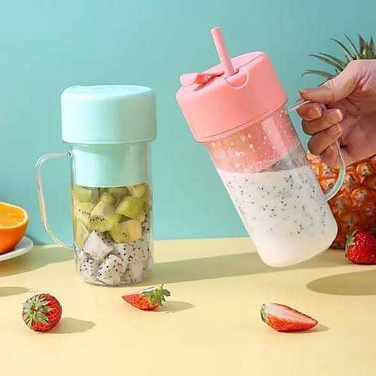 2-in-1 Portable Straw Juicer Cup – Easy Juice Extraction On-the-Go