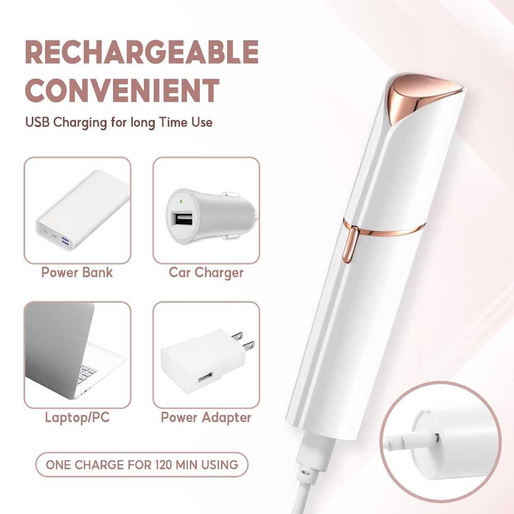 Flawless Painless Facial Hair Remover for Women