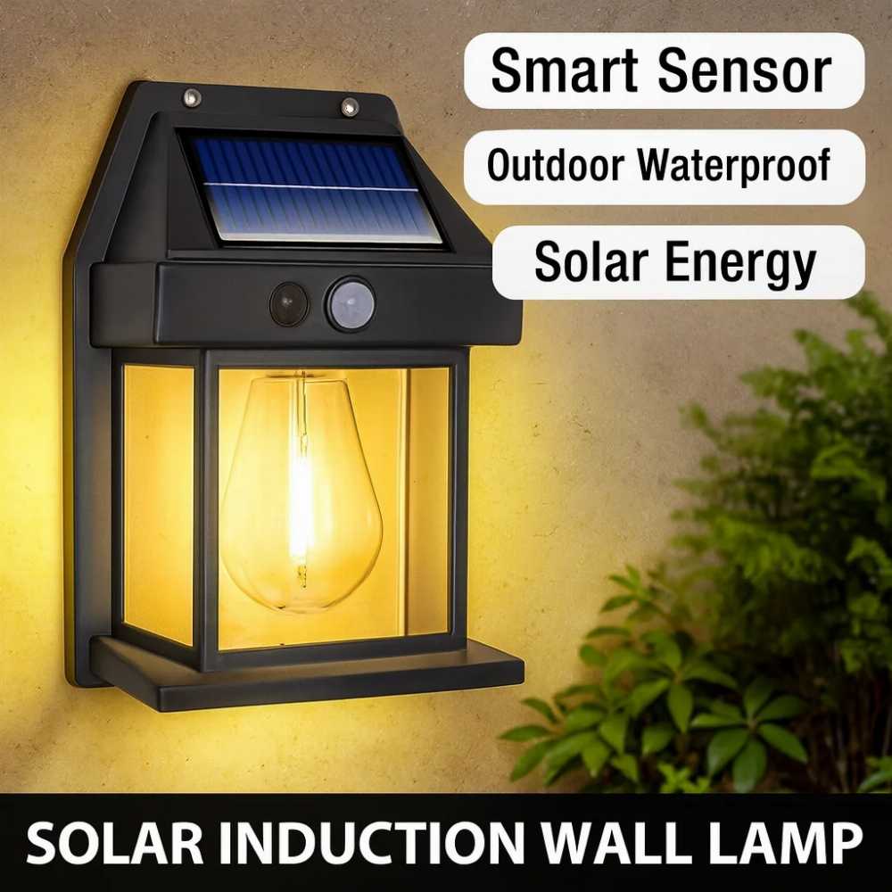 Solar Energy LED Wall Lantern – Outdoor Waterproof LED Light