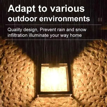 Solar Energy LED Wall Lantern – Outdoor Waterproof LED Light